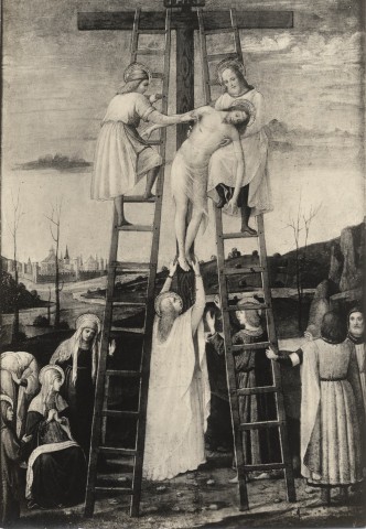 Harvard University Art Museums, Fogg Art Museum — Zanobi di Benedetto Strozzi. Descent from the Cross. Naumburg bequest — insieme